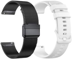 img 4 attached to Yeejok 22Mm Smartwatch Bands Compatible For Fossil Gen 5E 44Mm/Men&#39