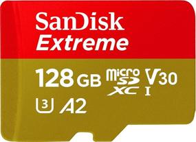 img 4 attached to 📸 SanDisk 128GB Extreme microSDXC UHS-I память с адаптером - До 160Мб/с, Класс 10, U3, Класс скорости видео 30 (V30), 4K Ultra HD, Класс производительности приложений 2 (A2), Micro SD - Модель: SDSQXA1-128G-GN6MA