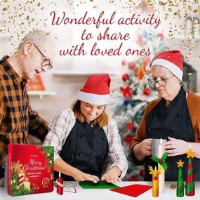 img 2 attached to 🕯️ Christmas Candle Making Kit - Beeswax Sheets for Candle Making - Kids and Adults DIY Winter Candle Maker Kit - Christmas Crafts - Gold Beeswax Candle Making Kit