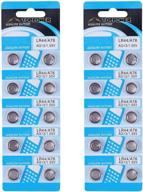 toppower alkaline button battery 2 pack household supplies for household batteries logo