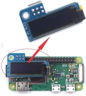 🔵 diymall pioled 0.91 дюймовый i2c 128x32 ssd1306 oled дисплей модуль для raspberry pi - набор из 2 синих дисплеев логотип