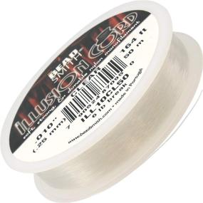 img 4 attached to 💎 Beadsmith Illusion Monofilament Bead Cord .010 - 6lb - 164ft - Improved SEO