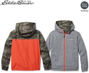 img 2 attached to Детский реверсивный бомбер Eddie Bauer - лучший выбор среди курток и пальто в детской одежде.