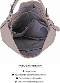 img 1 attached to SG SUGU Shoulder Handbags Capacity Women's Handbags & Wallets