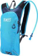 💧 yismeet hydration backpack: lightweight water rucksack with 2l water reservoir logo
