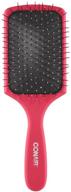 💆 conair detangling paddle brush, 8.8 ounce | color varies for effective hair detangling logo