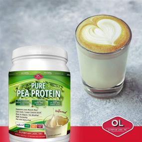 img 3 attached to 🌱 Organic Vanilla Pea Protein Powder by Olympian Labs - 736g, 20 Servings