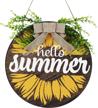 summer sunflower wreaths decoration supplies logo