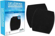 fresh headquarters cat litter box filters for petmate booda – activated charcoal filters eliminating up to 99% of odors, ensuring a fresh-scented home logo