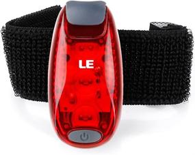 img 2 attached to 🔆 LE LED Bike Light: Powerful Clip-On Taillight with 3 Lighting Modes for Safe Cycling - Batteries Included