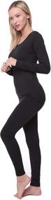 img 3 attached to Thermal Lightweight Ultra Fleece Tights Women's Clothing