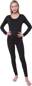 img 4 attached to Thermal Lightweight Ultra Fleece Tights Women's Clothing