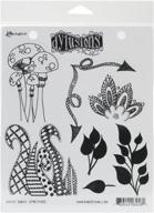 dyan reaveley's dylusions cling stamp collections - doodle parts, 8.5x7-inch by ranger: a creative must-have! logo