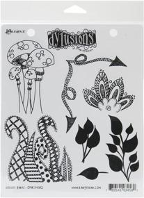 img 1 attached to Dyan Reaveley's Dylusions Cling Stamp Collections - Doodle Parts, 8.5x7-Inch by Ranger: A Creative Must-Have!