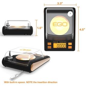 img 1 attached to High-Precision Milligram Scale: 50 x 0.001g for Reloading Gunpowder and Gemstones, 771 x 0.02gn Accuracy, Calibration Weight & Accessories Included, Multiple Units