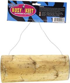 img 1 attached to Wesco Pet Keet Kozy Woodchew Playnest - Holistic Parakeet Nest