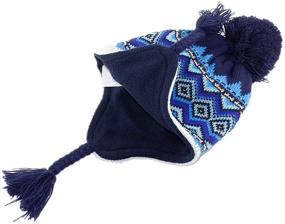 img 1 attached to LLmoway Winter Earflap Beanie for Toddler Boys: Accessorize for Cold Weather