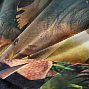 img 2 attached to YOMIMAX Одеяло с динозавром, мультяшное постельное белье