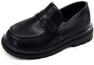👟 детские классические кожаные туфли на шнуровке от cosankim логотип