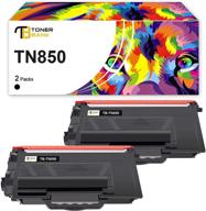 🖨️ 2-pack of toner bank compatible toner cartridge for brother tn850 tn820 - hl-l6200dw hl-l6200dwt hl-l5200dw mfc-l5900dw mfc-l5700dw mfc-l6800dw mfc-l5850dw printers logo