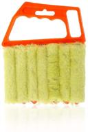 🧹 efficient mini blind cleaner brush for dusting blinds, shutters & air conditioners - removable & washable duster with 7 slat handheld household cleaning tool for awnings, siding, vinyl, car, and fan logo