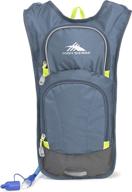 🎒 high sierra hydrahike hydration backpack – lightweight running and cycling backpack for hiking – men, women & kids – graphite blue/mercury/glow – 4l логотип