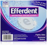 🦷 efferdent denture cleanser - 252 tablets for enhanced oral care logo