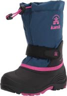 stay warm and dry with kamik waterbug waterproof winter boots for boys логотип