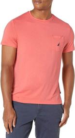 img 4 attached to 👕 Nautica Men's Solid Sleeve Pocket T-Shirt - Clothing, T-Shirts, and Tanks