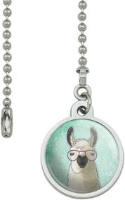 img 3 attached to 🦙 Llama with Glasses Ceiling Fan and Light Pull Chain - Optimal Graphics & More