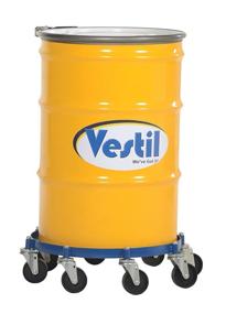 img 1 attached to 🛢️ Vestil OCTO-55-CI Drum Dolly with Heavy-Duty Cast Iron Casters, 2000 lbs Weight Capacity