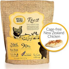 img 4 attached to Wishbone Roost Low Fat, High Protein Cat Food with New Zealand Chicken, All Natural Dry Cat Food, Enriched with Minerals and Taurine, Ideal for Cats of All Life Stages, 4 lbs.