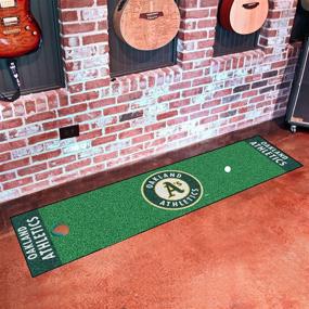 img 3 attached to FANMATS Oakland Athletics Nylon Putting