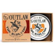 🔥 the badlands solid cologne: unleash your inner adventurer with the smoky sidekick - campfire and wood scent in a pocket-sized tin - men's/women's outlaw 1 oz. fragrance logo