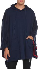 img 4 attached to Coofandy Unisex Casual Hooded Poncho Outdoor Recreation