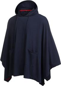 img 1 attached to Coofandy Unisex Casual Hooded Poncho Outdoor Recreation