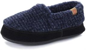 img 4 attached to 🌰 Cozy Acorn Unisex-Kid's Moc Slipper: Snug Comfort for All-Day Relaxation
