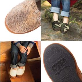img 2 attached to 🌰 Cozy Acorn Unisex-Kid's Moc Slipper: Snug Comfort for All-Day Relaxation