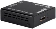 🔌 monoprice 115242 blackbird 4k pro hdcp converter, hdmi 2.2 to 1.4, black - enhanced seo logo