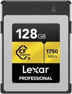 💽 lexar 128gb карта cfexpress type-b - профессиональная производительность (lcfx10-128crbna) логотип