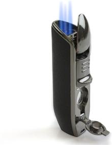 img 3 attached to 🔥 Scorch Torch Triple Jet Flame Butane Cigarette Torch Lighter with Cigar Punch Attachment: Powerful and Convenient Fire Source for Smoking Enthusiasts