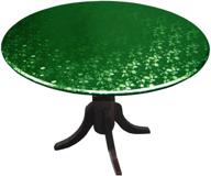 🍀 st. patrick's day table covers - emerald metallic jewel top, ideal for special occasions, holidays, events, celebrations, parties, birthdays, anniversaries, christmas, graduation, and more logo