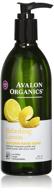 🍋 avalon organics glycerin liquid hand soap lemon - naturally refreshing and hydrating - 12 fl oz logo