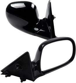 img 4 attached to 🔍 SCITOO Manual Foldable Side View Mirrors for Chevy Blazer S10, GMC Jimmy S-15 Sonoma, Isuzu Hombre, Olds Bravada (Pair)