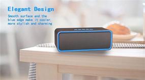 img 3 attached to 🔊 Oternal Portable Bluetooth Speaker: V5.0+EDR Stereo Speakers with HD Audio, Rich Bass, and 50 Feet Range - 10-12 H Playtime, Built-in Mic, FM Radio, Compatible with iPhone, Samsung and More