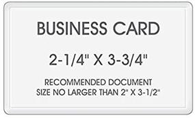 img 2 attached to Best Laminating® Business Laminating Pouches