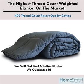 img 3 attached to HomeSmart Products Weighted Blanket Comforter