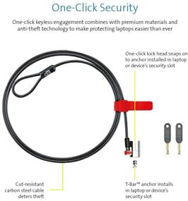 img 3 attached to ClickSafe Keyed Laptop 🔒 Lock for Business by Kensington K64637WW