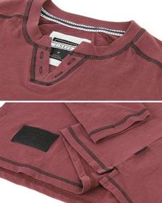 img 1 attached to ZIMEGO Men's Notch Casual Sleeve T-Shirt Clothing and Shirts