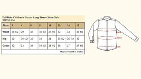 img 1 attached to 👧 TuffRider Girl's Starter Long Sleeve Show Shirt: Style and Durability for Young Equestrians